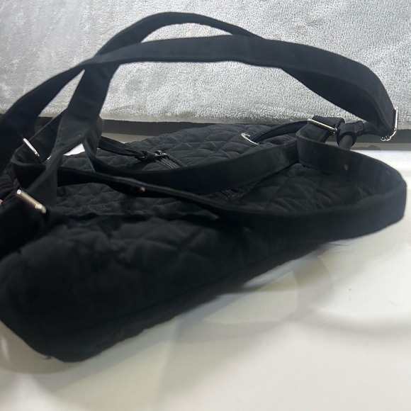 Vera Bradley quilted black backpack - Picture 8 of 12